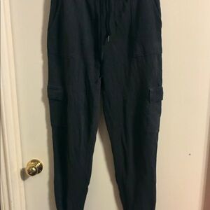 PINK Victoria's Secret Black Joggers